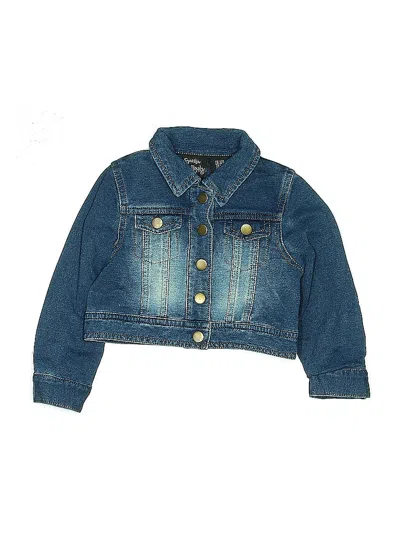 Pre-owned Cynthia Rowley Tjx Kids' Denim Jacket In Blue