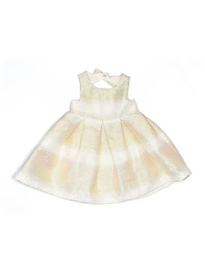 Pre-owned Cynthia Rowley Tjx Kids' Dress In White