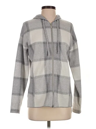 Pre-owned Cynthia Rowley Tjx Fleece Jacket In Gray