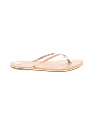 Pre-owned Cynthia Rowley Tjx Flip Flops In White