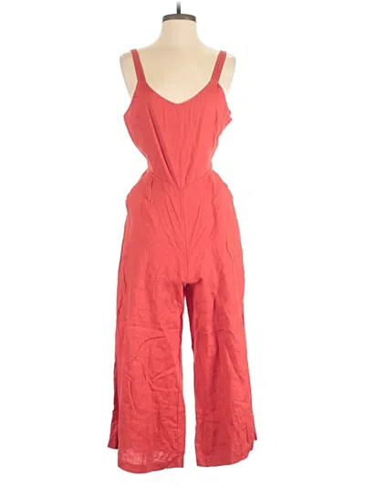 Pre-owned Cynthia Rowley Tjx Jumpsuit In Red