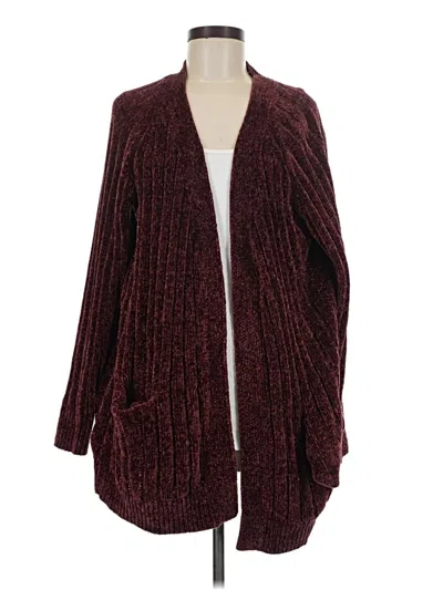Pre-owned Cynthia Rowley Tjx Kimono In Burgundy