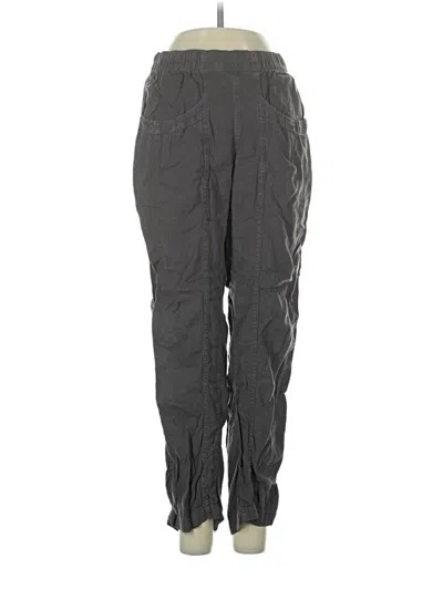 Pre-owned Cynthia Rowley Tjx Linen Pants In Gray
