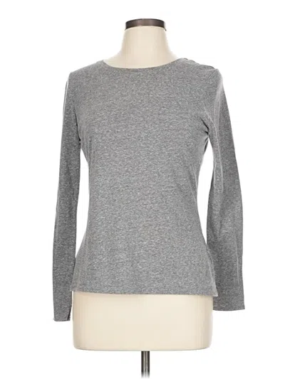 Pre-owned Cynthia Rowley Tjx Long Sleeve T-shirt In Gray