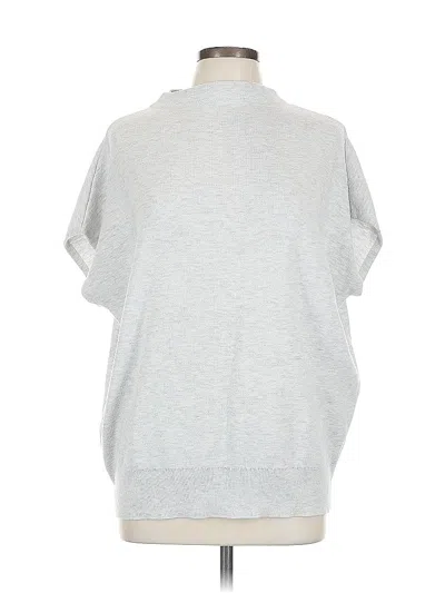 Pre-owned Cynthia Rowley Tjx Poncho In Silver