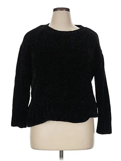 Pre-owned Cynthia Rowley Tjx Pullover Sweater In Black