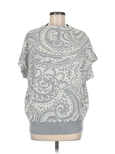 Pre-owned Cynthia Rowley Tjx Pullover Sweater In Gray