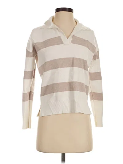 Pre-owned Cynthia Rowley Tjx Pullover Sweater In Ivory