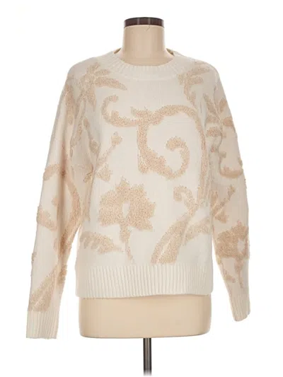 Pre-owned Cynthia Rowley Tjx Pullover Sweater In Ivory