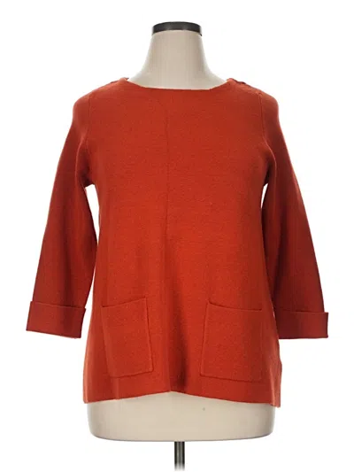 Pre-owned Cynthia Rowley Tjx Pullover Sweater In Orange