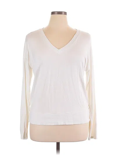 Pre-owned Cynthia Rowley Tjx Pullover Sweater In White