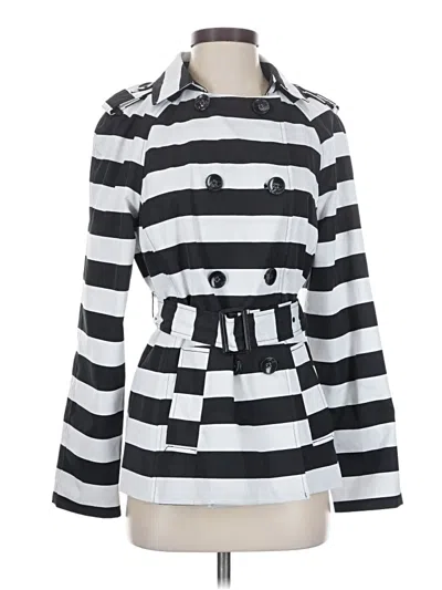 Pre-owned Cynthia Rowley Tjx Raincoat In Gray