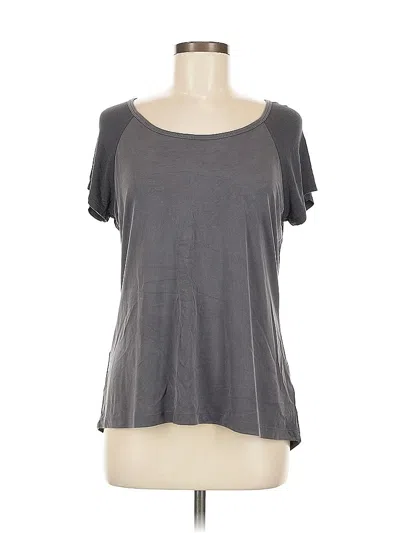 Pre-owned Cynthia Rowley Tjx Short Sleeve T-shirt In Gray