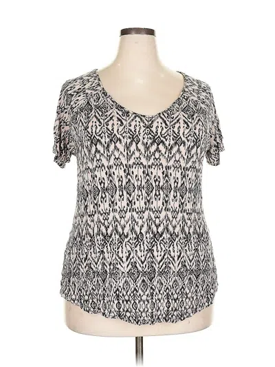 Pre-owned Cynthia Rowley Tjx Short Sleeve T-shirt In Gray