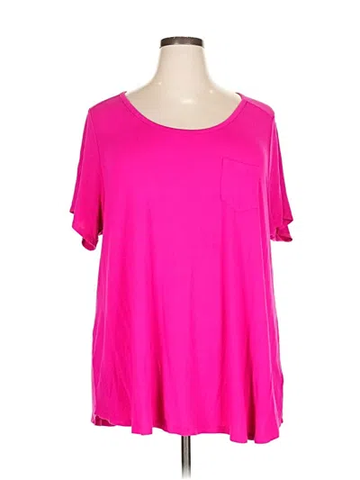 Pre-owned Cynthia Rowley Tjx Short Sleeve T-shirt In Pink