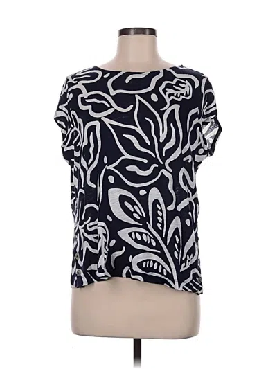 Pre-owned Cynthia Rowley Tjx Short Sleeve T-shirt In Blue