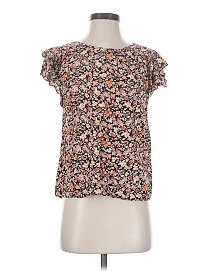 Pre-owned Cynthia Rowley Tjx Short Sleeve T-shirt In Brown