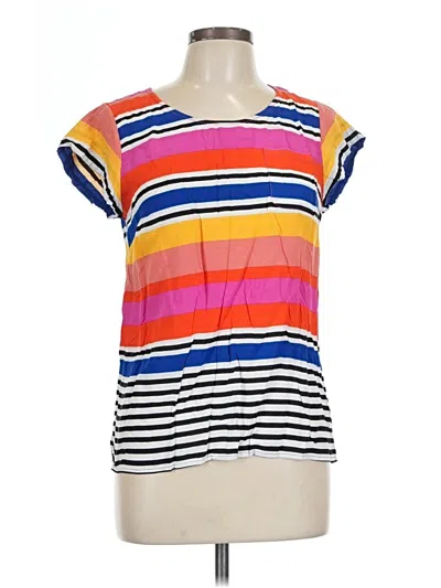 Pre-owned Cynthia Rowley Tjx Short Sleeve T-shirt In Yellow