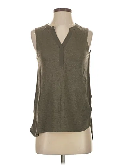 Pre-owned Cynthia Rowley Tjx Sleeveless Blouse In Gray
