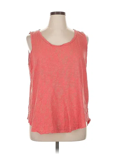 Pre-owned Cynthia Rowley Tjx Sleeveless T-shirt In Red