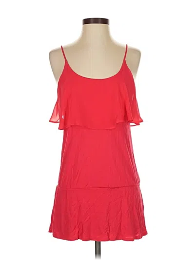 Pre-owned Cynthia Rowley Tjx Sleeveless Top Red Halter Neckline Tops