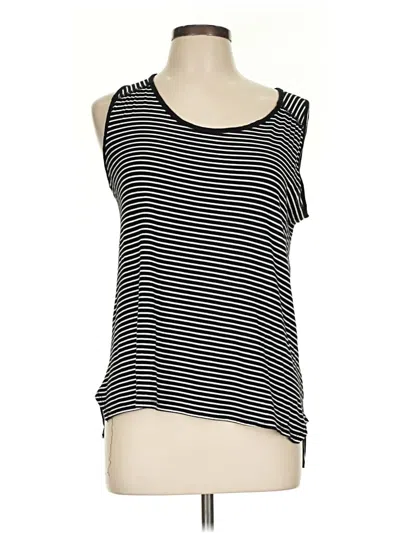 Pre-owned Cynthia Rowley Tjx Sleeveless T-shirt In Black