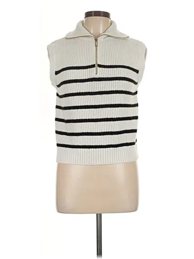 Pre-owned Cynthia Rowley Tjx Sweater Vest In Ivory