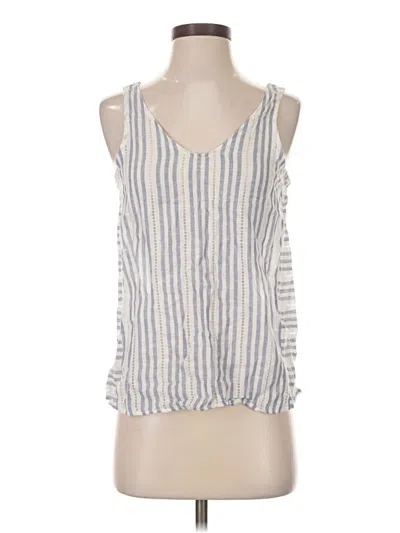 Pre-owned Cynthia Rowley Tjx Tank Top Ivory Halter Neckline Tops