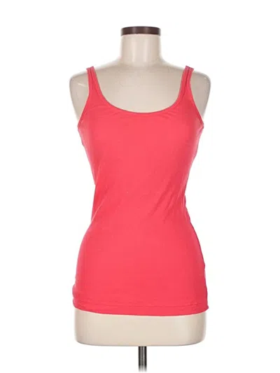 Pre-owned Cynthia Rowley Tjx Tank Top Red Strapless Neckline Tops