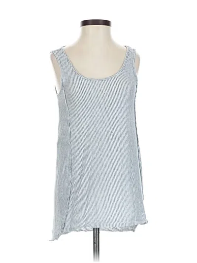Pre-owned Cynthia Rowley Tjx Tank Top Silver Square Neckline Tops