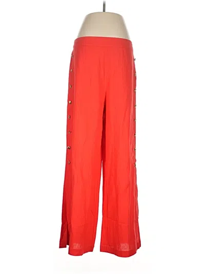 Pre-owned Cynthia Rowley Tjx Track Pants In Red