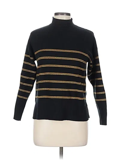 Pre-owned Cynthia Rowley Tjx Turtleneck Sweater In Black