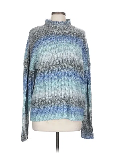 Pre-owned Cynthia Rowley Tjx Turtleneck Sweater In Blue