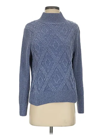 Pre-owned Cynthia Rowley Tjx Turtleneck Sweater In Blue
