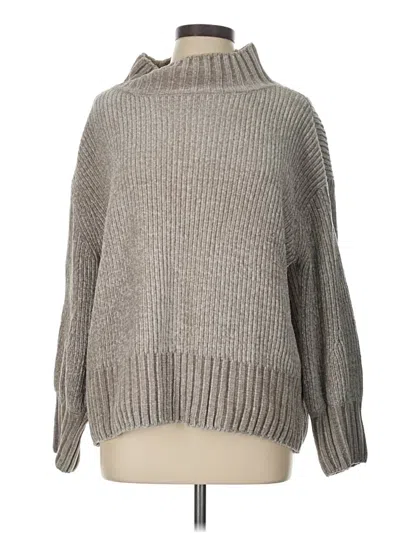 Pre-owned Cynthia Rowley Tjx Turtleneck Sweater In Gray