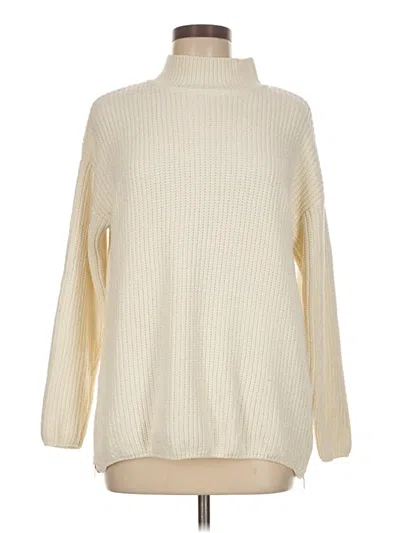 Pre-owned Cynthia Rowley Tjx Turtleneck Sweater In Ivory