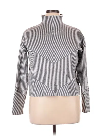 Pre-owned Cynthia Rowley Tjx Turtleneck Sweater In Silver