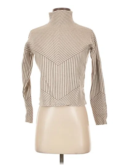 Pre-owned Cynthia Rowley Tjx Turtleneck Sweater In Tan