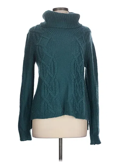 Pre-owned Cynthia Rowley Tjx Turtleneck Sweater In Teal
