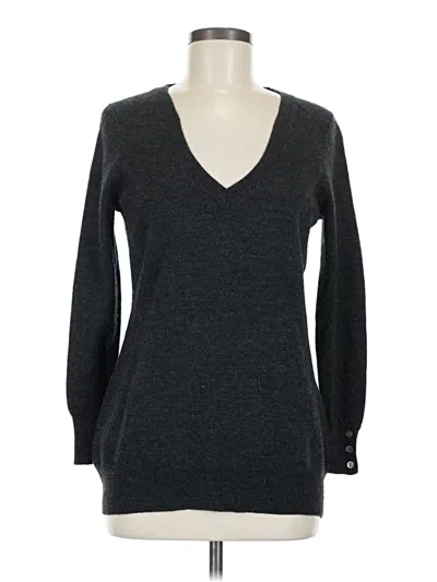 Pre-owned Cynthia Rowley Tjx Wool Pullover Sweater In Gray