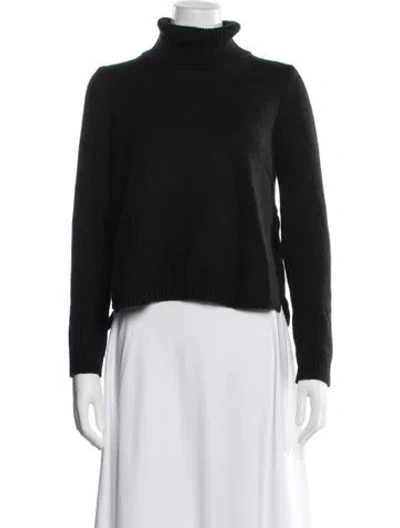 Pre-owned Cynthia Rowley Turtleneck Sweater In Black