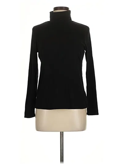 Pre-owned Cynthia Rowley Turtleneck Sweater In Black