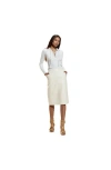 Cynthia Rowley Ues Rib Knit Polo In White
