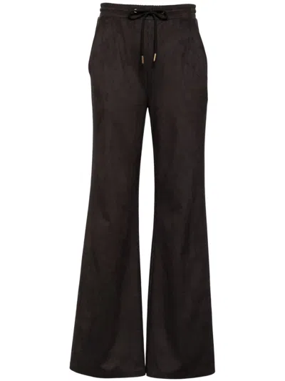 Cynthia Rowley Ultra Lounge Trousers In Black