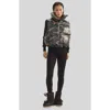 Cynthia Rowley Undercover Puffer Vest In Green Camo