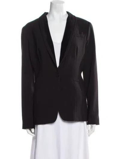 Pre-owned Cynthia Rowley Utility Jacket In Black