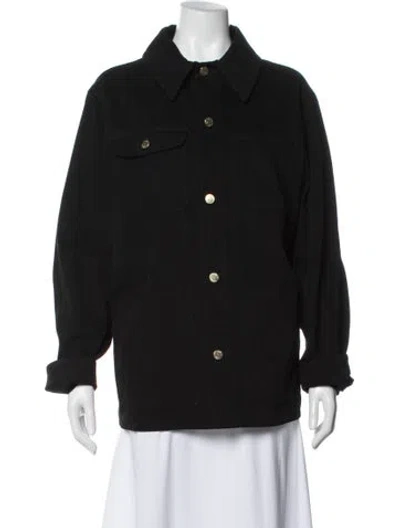 Pre-owned Cynthia Rowley Utility Jacket In Black