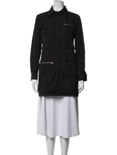 Pre-owned Cynthia Rowley Utility Jacket In Black
