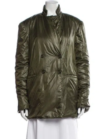 Pre-owned Cynthia Rowley Utility Jacket In Green