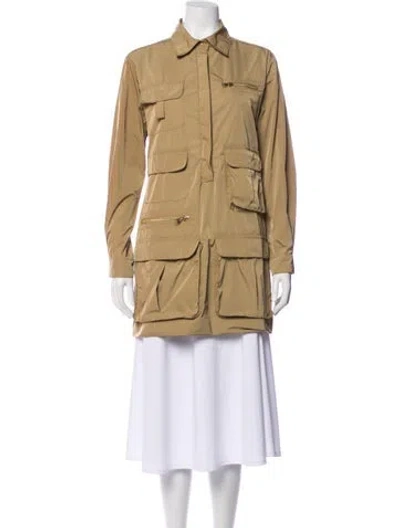 Pre-owned Cynthia Rowley Utility Jacket In Neutral